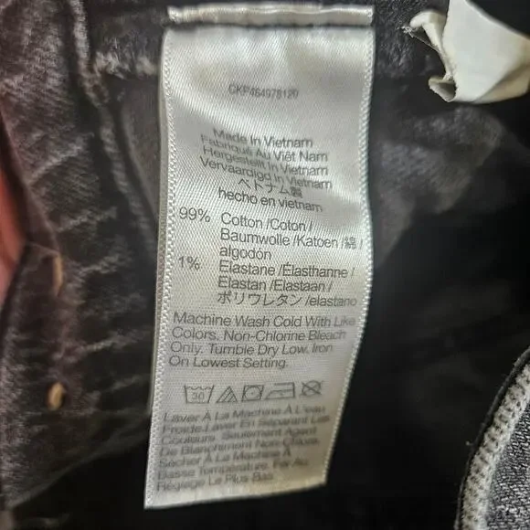 Madewell Perfect Vintage Jean Size 30 Women's Black Wash - Picture 6 of 7